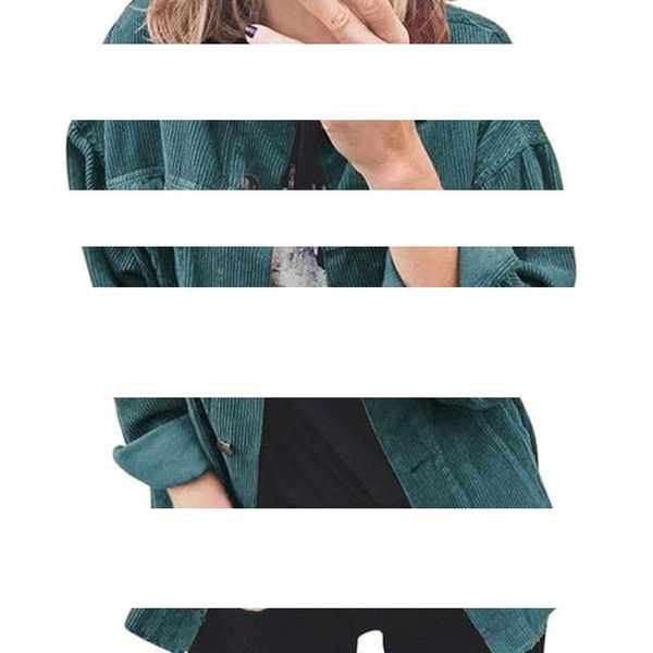 

long sleeve casual coat corduroy jacket women's jackets, Black;brown