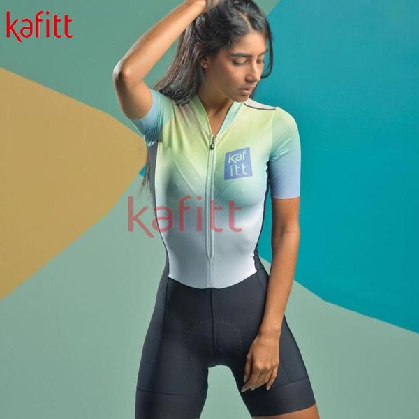 

racing sets karfishort-sleeved cycling team uniform ladies professional triathlon sportswear suit jumpsuit jersey, Black;blue