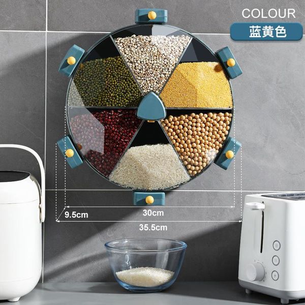 

plastic large storage containers bedroom wall mounted dry dispenser closet cosina articulos rice container ea6sng bottles & jars