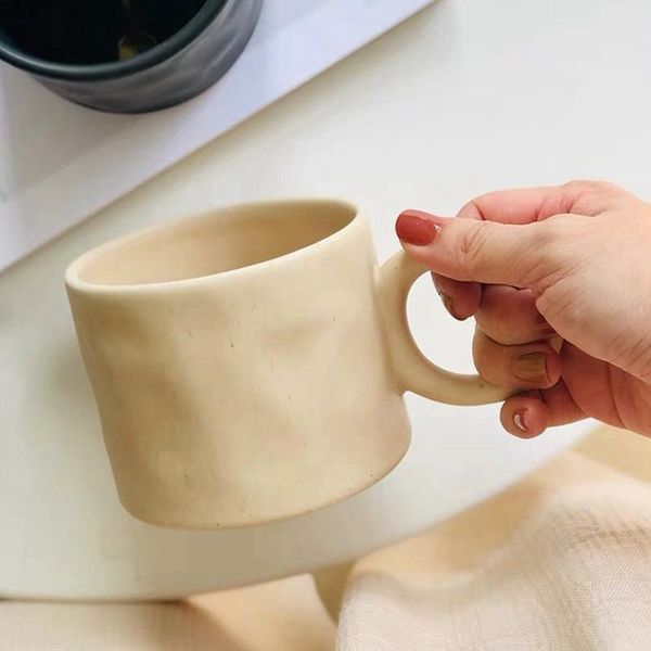 

mugs creative coffee mug with big round handle nordic splash-ink cups for milk water tea kitchen tableware gifts