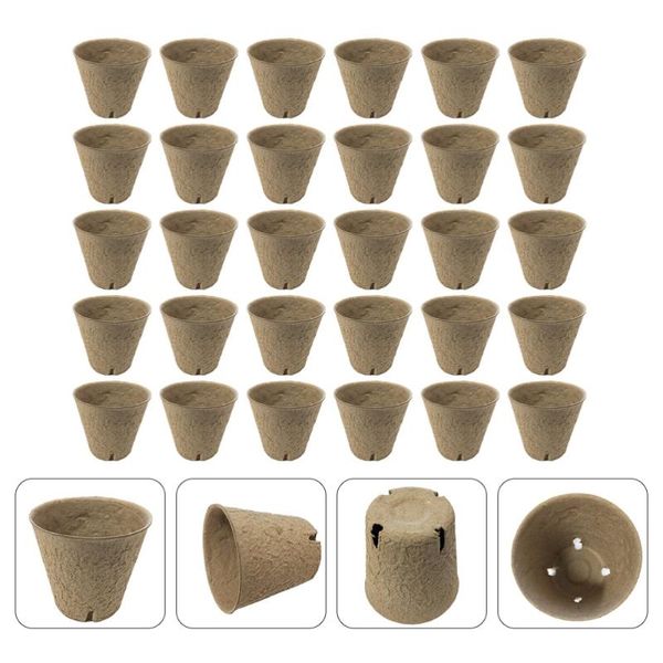 

100pcs durable practical gardening nursery cups cultivation paper planters & pots