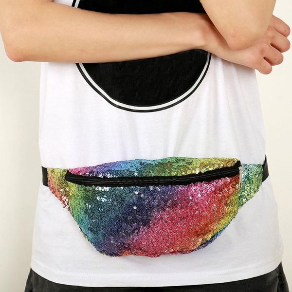 

women zipper style casual large capacity fabala coin purse travel storage waist bag hiking outdoor portable handbag bags