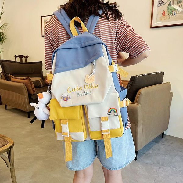 

backpack korean style cute large-capacity school bag for women book