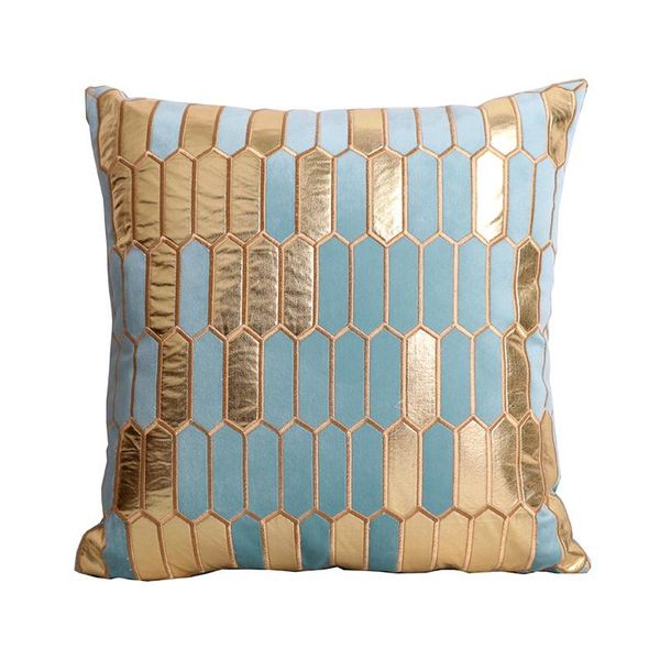 

cushion/decorative pillow velvet cushion covers with gild fashion simple soft pillowcase for home party festival car chair decoration