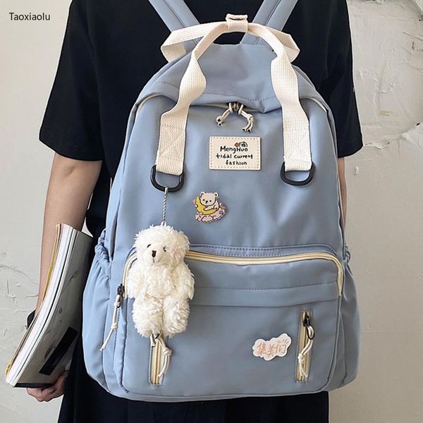 

backpack classic kawaii women waterproof nylon rucksack female college bookbag for girl school bag harajuku mochila