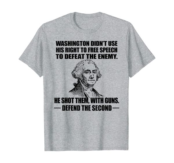 

2ND AMENDMENT RIGHTS Shirt, George Washington Love Guns Tee, Mainly pictures