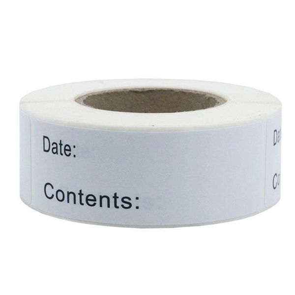 

gift wrap 150pcs/roll kitchen sticker refrigerator er food storage date content label qx2e