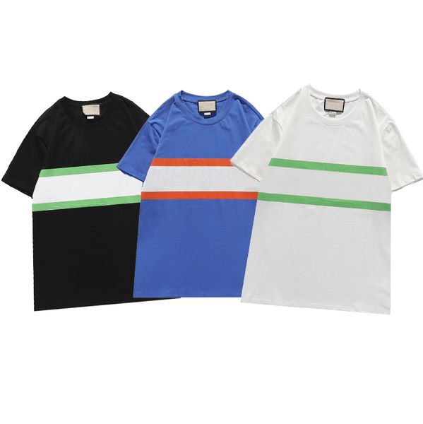 

mens t-shirts men summer fashion tees women breathable loose shorts sleeves tshirt letter patterns print crew neck 2021, White;black