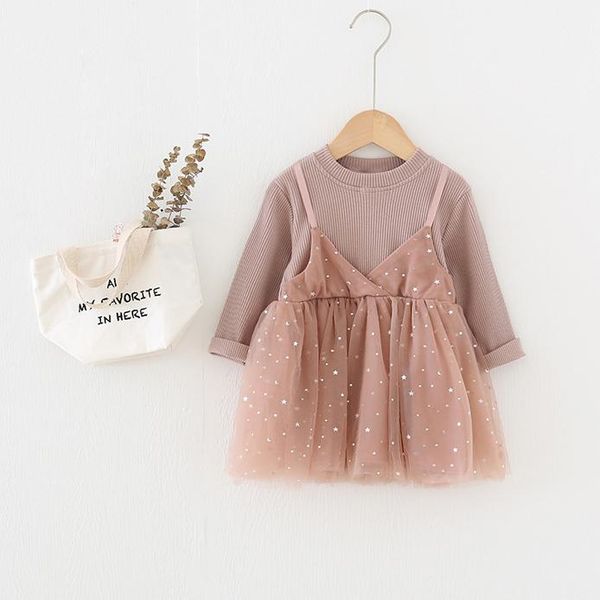 

girl's dresses baby girl lace dress fall costume children mesh cotton long sleeve princess winter clothing kids clothes, Red;yellow