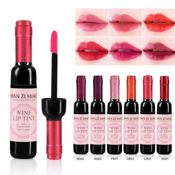 

lip gloss 6 colors wine red shape tint baby pink makeup waterproof moisturizer liquid lipstick lipgloss beauty cosmetic