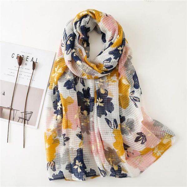 

scarves spring autumn colorful flower silver cotton super large tassel scarf summer air conditioning sunscreen shawl for woman, Blue;gray