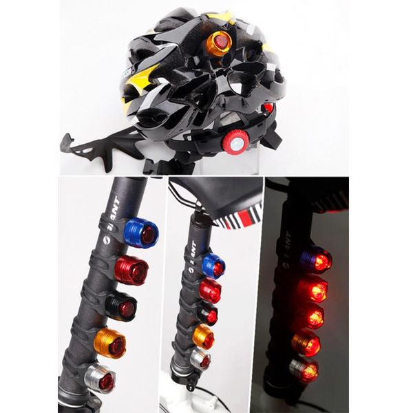 

bike lights bicycle front rear tail light cycling helmet safety warning lamp