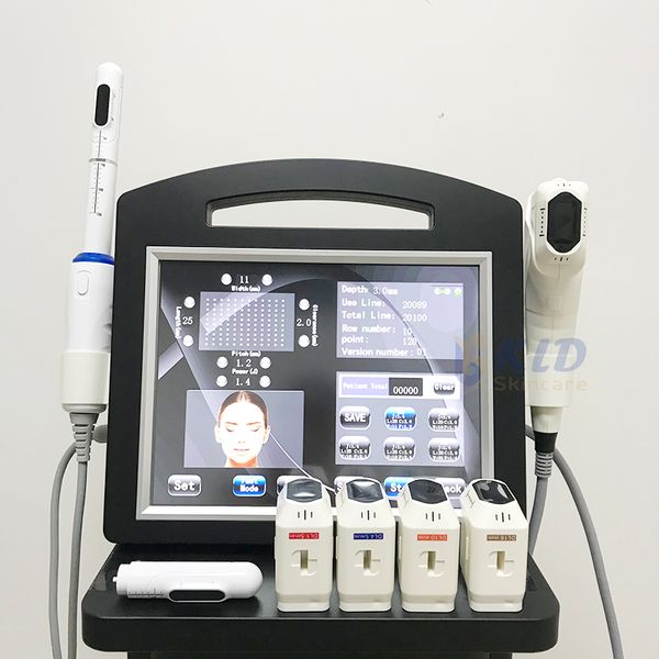 Máquina de emagrecimento 4D Hifu Profundamente dispositivo, modo duplo pode apertar a vagina e remover rugas faciais
