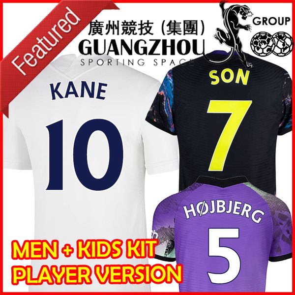 

21 22 kane son hojbjerg soccer jersey tottenham home away third player version men + kids kit 2021 2022 football shirts romero winks bryan d, Black;yellow