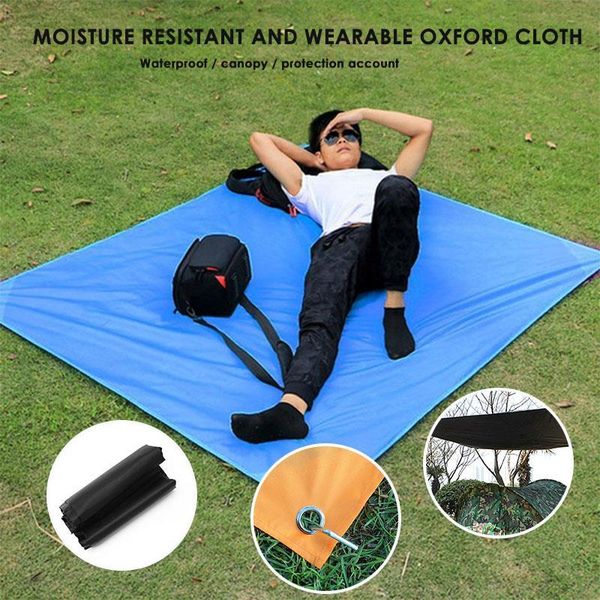 

outdoor pads camping mat durable practical 210t oxford cloth shade sail shelter travel camp canopy gazebo moisture proof outdoors