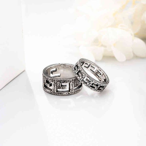 

factory specials aa s925 sterling silver great wall hollow fashion gear ring