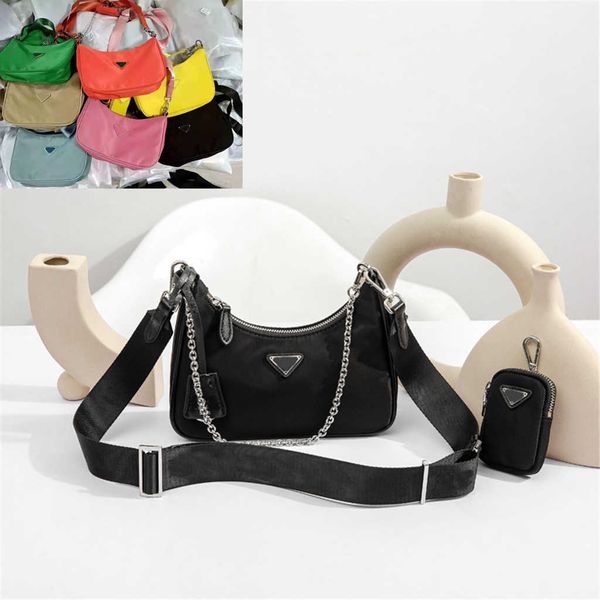 

fashion re-edition 2005 nylon designer bags for woman luxury handbag men lady womens 2022 crossbody tote hobo shoulder purse handbags bag