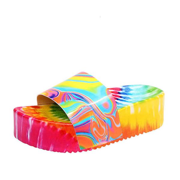 

women's Casual shoes Large size 2020 autumn new candy color thick bottom sandal 94UH 2 TEKD, Green