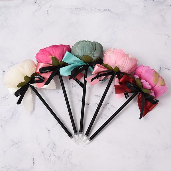

gel pens flower pen stationery kawaii school supplies office children gift cute stationary