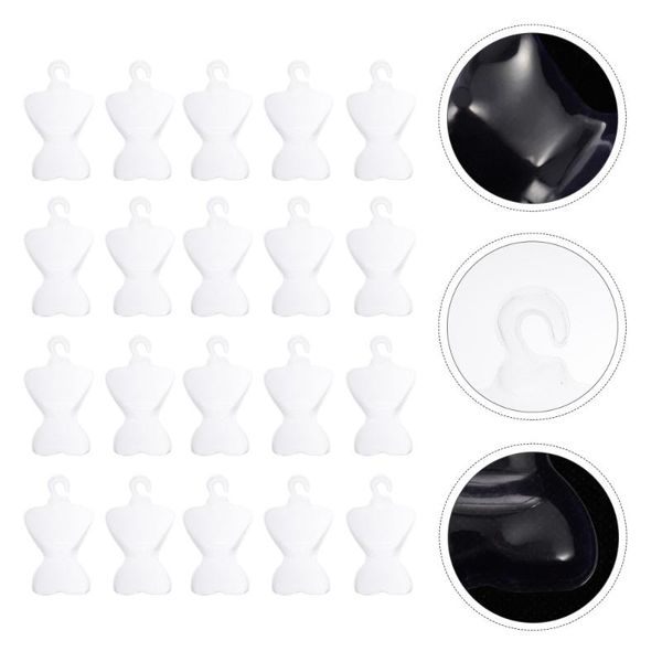 

200pcs clear bust doll model dress display shelf dolls clothes hangers & racks