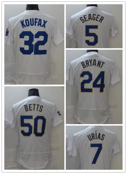 

2021 baseball jerseys local online store wholesale yakuda 24 bryant 7 urias 22 kershaw 50 betts 35 bellinger 7 urias 10 turner 21 buehler sp, Blue;black