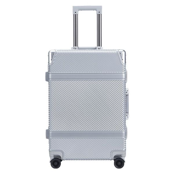 

aluminum alloy pull rod suitcase 20/24 inch pc luggage fashionable type of box suitcases