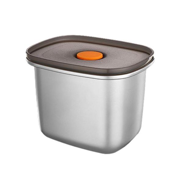 

flatware sets 550/600ml stainless steel fresh box bento fresh-keeping fruit containers crisper storage container tableware