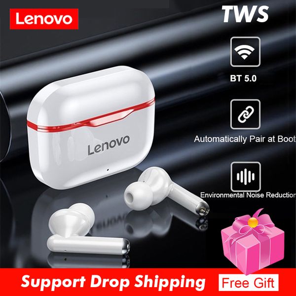 

lenovo lp1 tws earbuds bluetooth 5.0 true wireless headphones touch control sport headset ipx4 sweatproof earphones with mic
