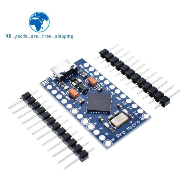 

integrated circuits tzt pro micro atmega32u4 5v 16mhz replace atmega328 for arduino mini with 2 row pin header leonardo usb interface