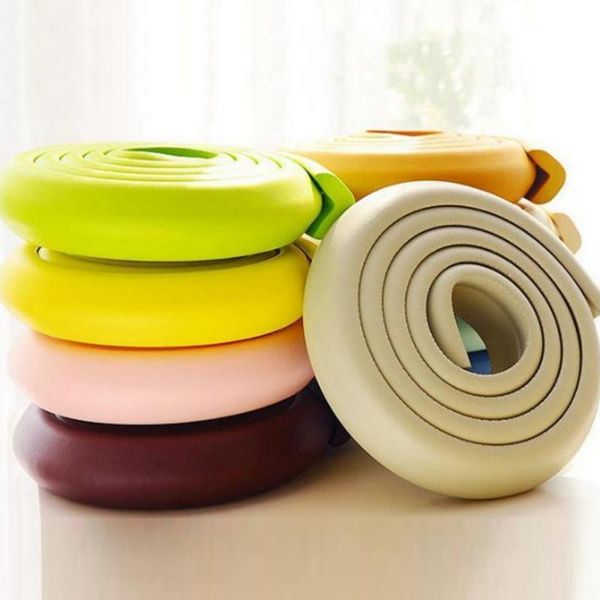 

wall stickers 2m kids baby safety rubber foam bumper strip table edge corner protect children bar soft thicken