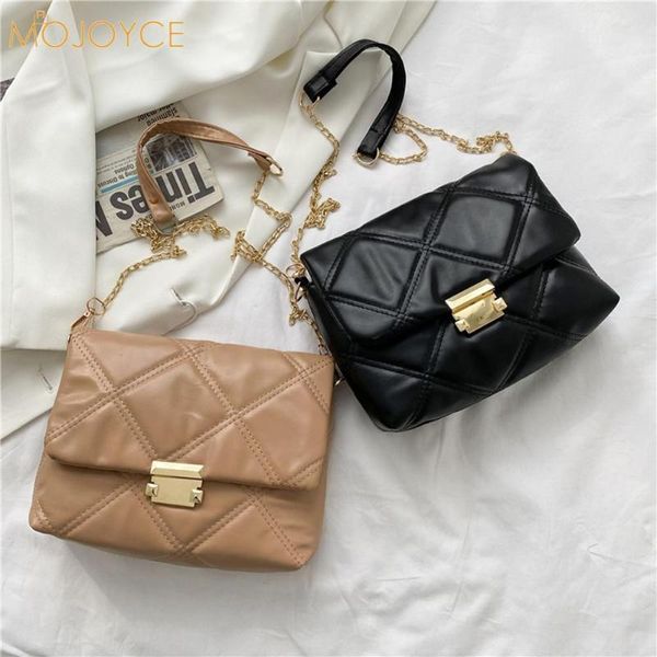 

women fashion lattice pattern pu leather flap purse desinger chain shoulder crossbody messenger bags cross body