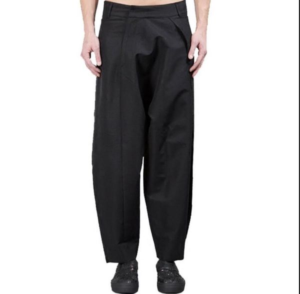 

27-44 2021 men's clothing gd hair stylist fashion catwalk street flash creative trousers plus size costumes pants, Black