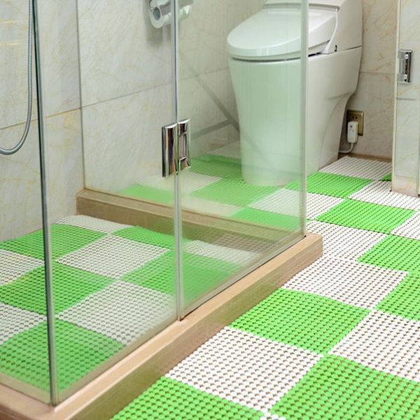 

or 4pcs bathroom carpet rug diy stitching bath mat waterproof fot toilet kitchen non-slip floor dustproof mats