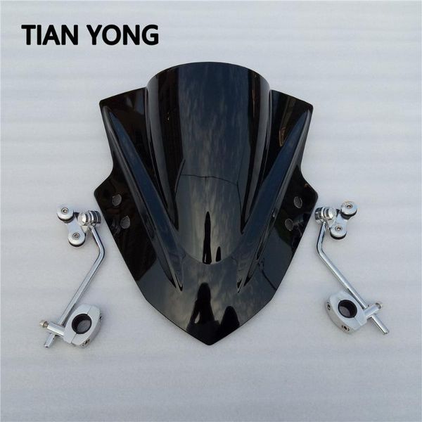 

motorcycle windshield for aprilia shiver 750 spoiler 2 color accessories fairing parts sun visor wind deflector brand