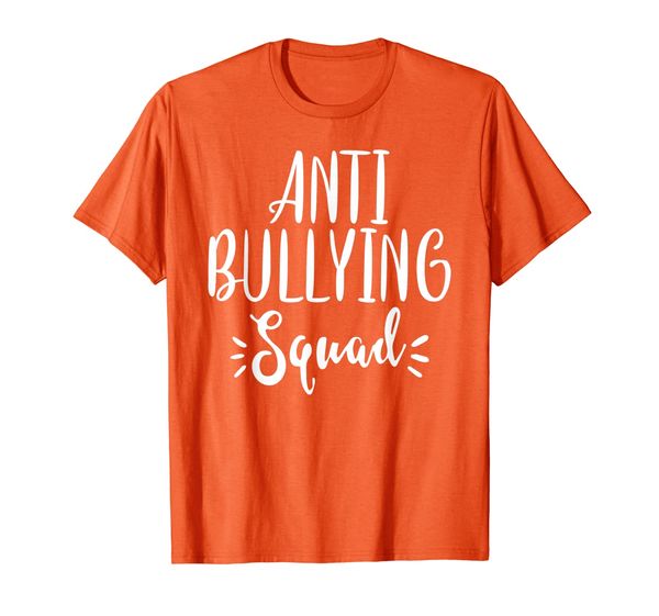 

anti bullying squad unity day 2019 anti bullying orange t-shirt, White;black