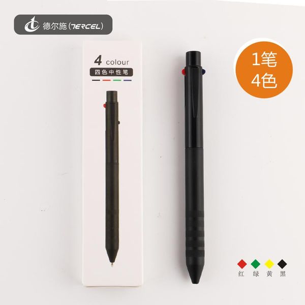 

gel pens tercel four-color pen multicolor 0.5 student multi-function 1pcs