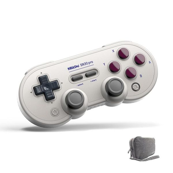 

game controllers & joysticks 8bitdo sn30 pro classical wireless bluetooth joystick gamepad for windows/and/ macos / switch/ raspberry pi