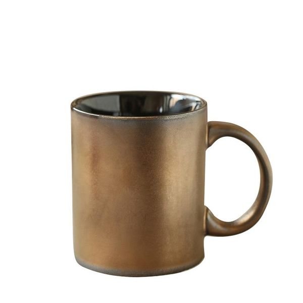 

mugs ceramic mug metal glaze cup water kitchen office household coffee milk creative retro