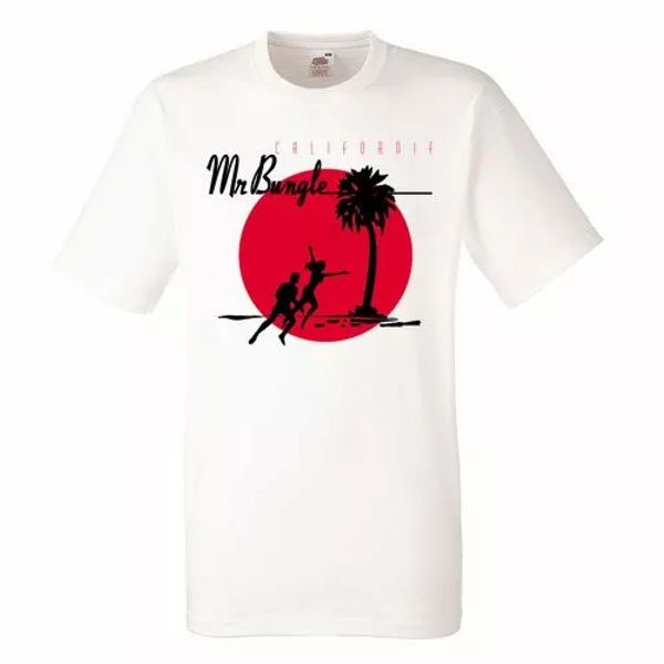

mr. bungle california white mens t-ahirt men rock band tee, White;black