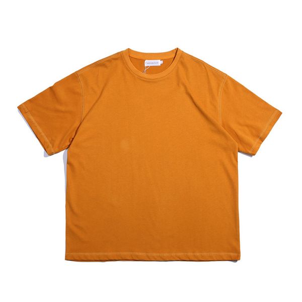 

summer fashion simple solid color short sleeve t-shirt men's lazy style street trend loose round neck quarter sleeve, White;black