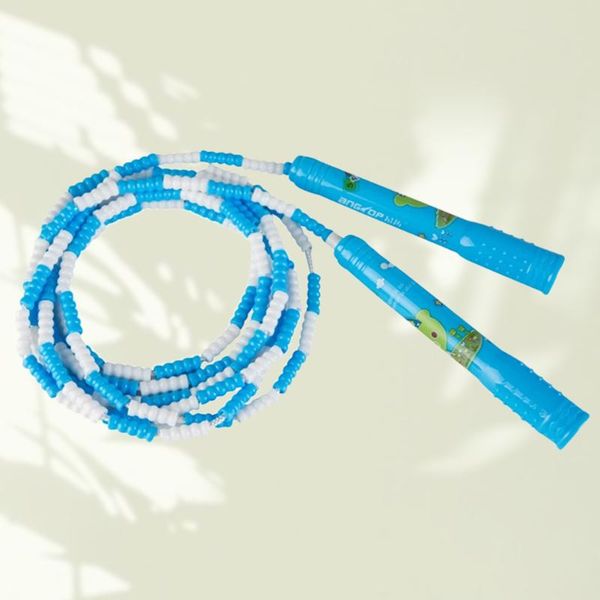 

jump ropes plastic sports jumping rope adjustable skipping kids funny blue