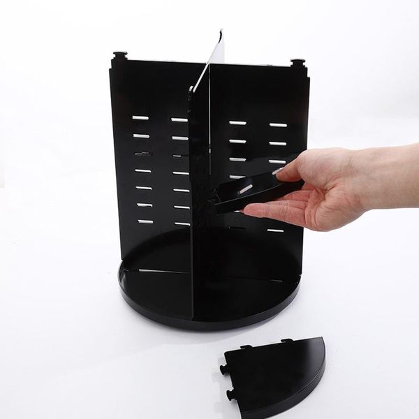 

storage boxes & bins 40# 360 rotating makeup organizer acrylic box dresser lipstick skin care products shelf diamond pattern cosmetics recei