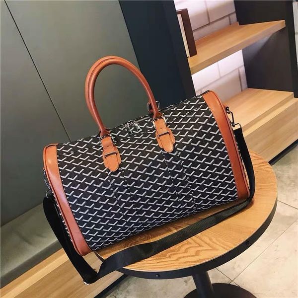 

brand travel bags waterproof large capacity hand luggage traveling bag 2021 fashion women weekend duffle pu handbags duffel