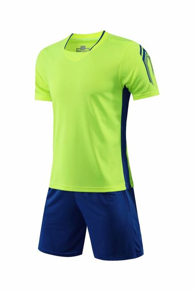 Crianças Verdes Crianças Jersey Jersey Set Homens Outdoors Futebol Kits Uniformes Futbol Treinamento Camisas Curto Terno