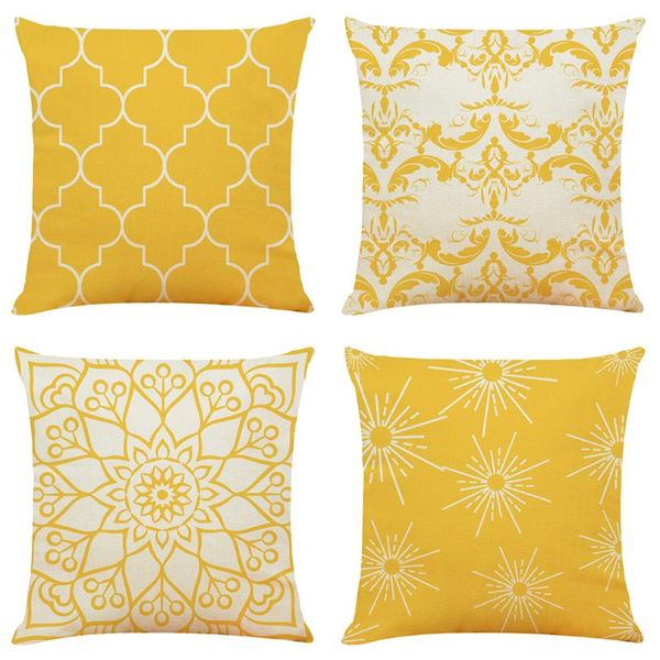 

cushion/decorative pillow modern geometric cushion cover hoga 45x45cm decorative funda cojines housse de coussin nordic home decoration car