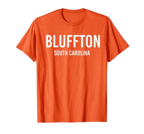

bluffton south carolina sc usa patriotic vintage sports t-shirt, White;black