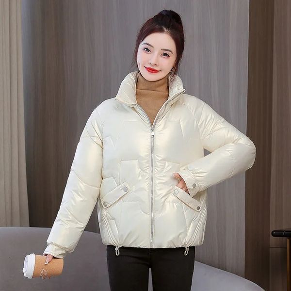 

women's jackets winter coat short fashion down cotton jacket parka outwear female casual lmbs, Black;brown
