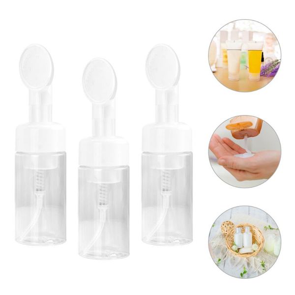 

storage bottles & jars 3pcs bottle brush foaming containers portable sub
