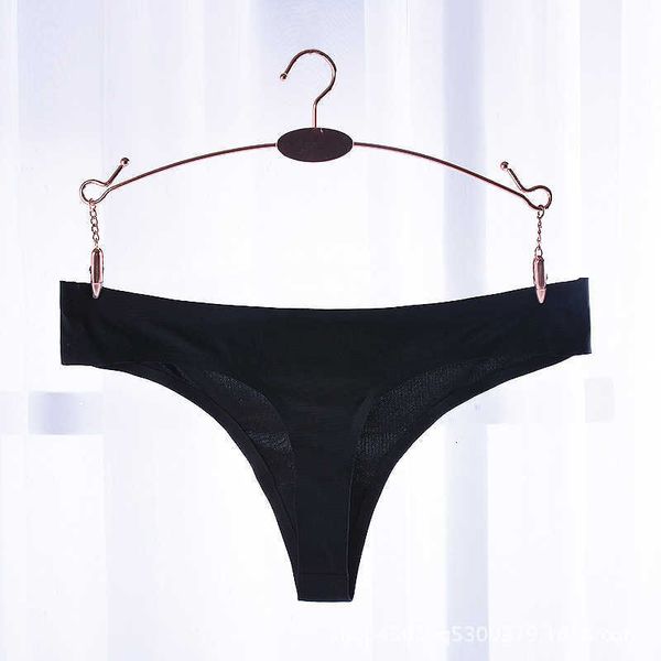 

t-pants women's seamless low waist ice cotton bottom crotch t-underwear, Black;white