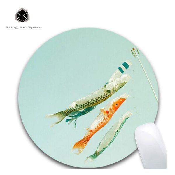 

mouse pads & wrist rests round pad fashion art anti - slip computer game